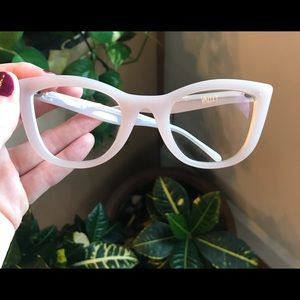Valley Eyewear: Petal Pink Cat-Eye Glasses